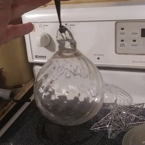 Clear Glass ortament